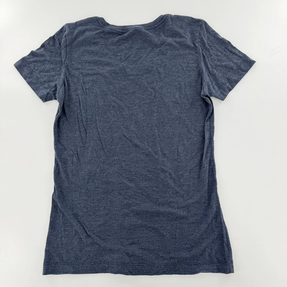 Nike St Louis Cardinals MLB V‎ Neck Tee Modern Women Large Navy Blue Slim Shirt